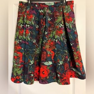 LuLaRoe Madison. Multi colored floral pattern. Thick material